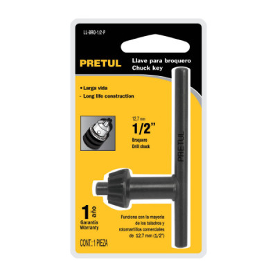 Llave Para Mandril De 1/2", Fabricada En Acero Pretul (LL-BRO-1/2-P)