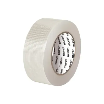 Cinta Embalaje Filamento 50mx48mm Truper 70kgf Reforzada