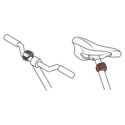 Juego De Linternas Para Bicicleta, Delantera Y Trasera Pretul (LIBI-2P)