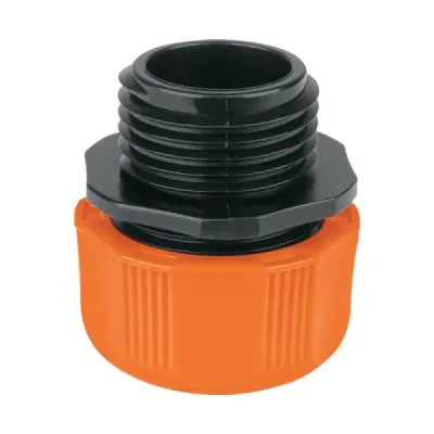 Conector Plástico Macho Manguera 1/2' Abs Truper Ajustable