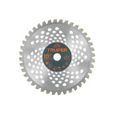 Disco Sierra Guadañadora 10' Truper 40 Dientes 11000 Rpm