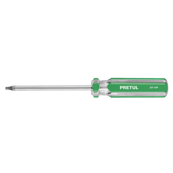 Destornillador Torx Magnético, Mango De Pvc T-15 Pretul (DT-15P)