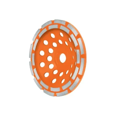 Copa Diamante Hilera Doble 7' (18cm) Truper Acabado Liso