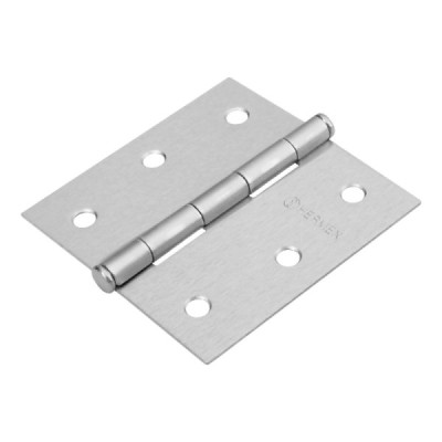 Caja De 20 Bisagras Cuadradas De 7.6 Cm, Acero Cromo Mate Hermex (BC-303PP)