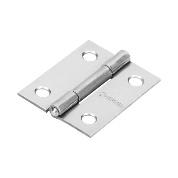 Caja De 20 Bisagras Rectangulares De 3.8 Cm, Acero Hermex (BR-150)