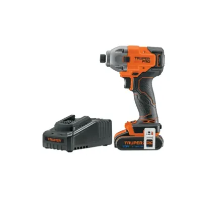 Atornillador Impacto Inalámbrico 20v Truper Pro 1 Batería