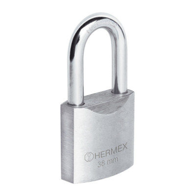 Candado De 45 Mm De Hierro Con Gancho Largo Y 2 Llaves Hermex (CH-45L)
