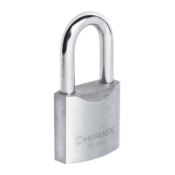 Candado De 45 Mm De Hierro Con Gancho Largo Y 2 Llaves Hermex (CH-45L)