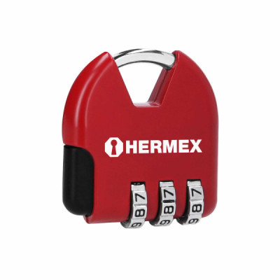 Candado De 36 Mm Para Maleta Y Locker, No Requiere Llave Hermex (CMA-4C)