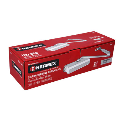 Cierre De Puerta Hidráulico Para Puertas De 40 Kg A 80 Kg Hermex (CIPU)