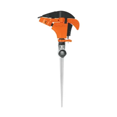 Aspersor Plástico 1 Vía Estaca 20cm Truper Limitador Riego
