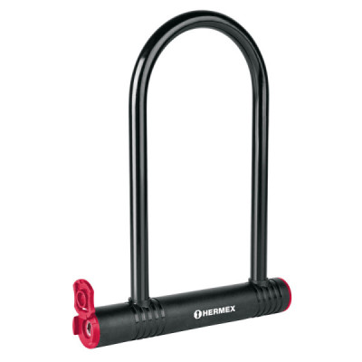 Candado Tipo U Para Bicicleta Y Motocicleta De 12 Mm, Rígido Hermex (CB-24)
