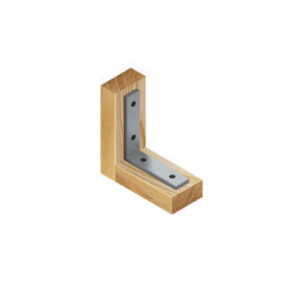 24 Escuadras Esquineras De Refuerzo En Acero 1.1/2" X 5/8" Fiero (EESQ-1)