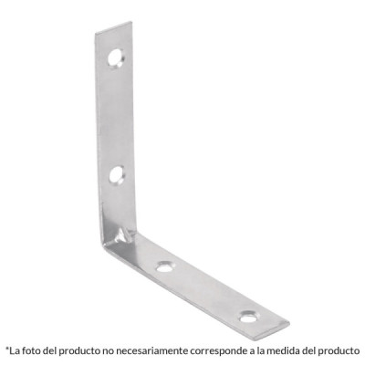 24 Escuadras Esquineras De Refuerzo En Acero 3.1/2" X 3/4" Fiero (EESQ-3-1/2)