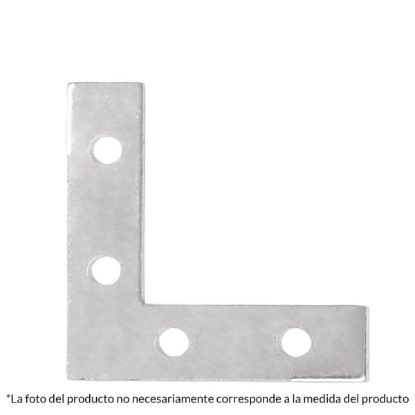 24 Ángulos Planos De Refuerzo De Acero De 2.1/2" X 5/8" Fiero (ECAN-)
