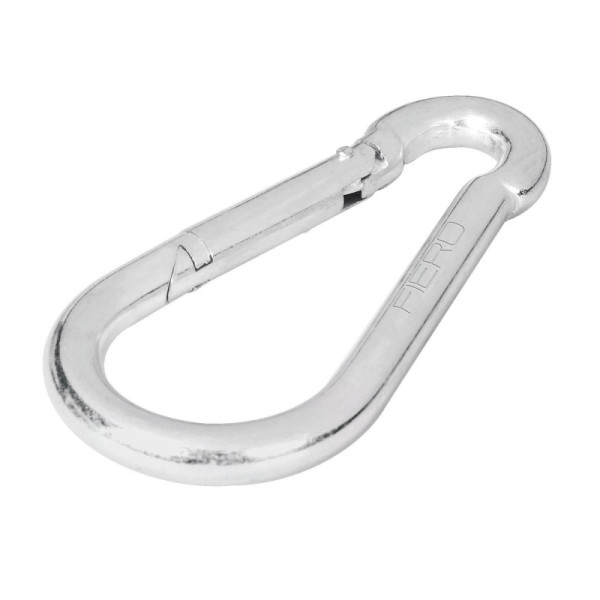 Mosquetón De 64 Mm Con Seguro De Gancho, Carga 120 Kg Fiero (BMA-1/4)