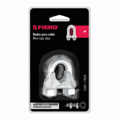 2 Amarres De Acero Al Carbono Para Guayas, Espesor De 6 Mm Fiero (NUDO-1/4) 2 Amarres De Acero Al Carbono Para Guayas, Espesor De 6 Mm Fiero (NUDO-1/4)