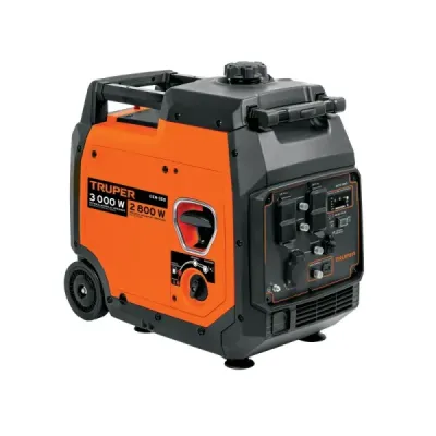 Generador Inversor 3000 W Truper Silencioso Encendido Manual
