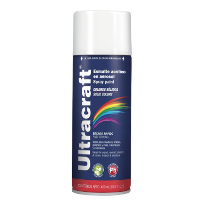 Laca Transparente En Aerosol De 400 Ml, Secado Rápido Ultracraft (PA-TR-U) Laca Transparente En Aerosol De 400 Ml, Secado Rápido Ultracraft (PA-TR-U)