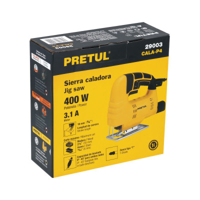 Sierra Caladora 400 W Zanco T Pretul Bisel 45° Corte 55 Mm (CALA-P4)