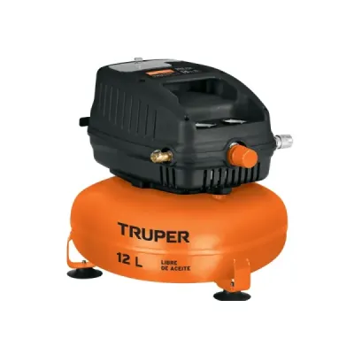 Compresor De Aire 1hp 12l Truper 100 Psi Libre De Aceite