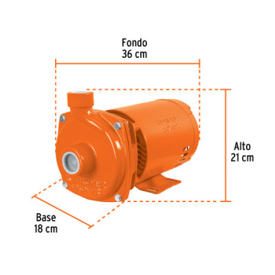 Bomba Centrífuga 1 Hp 160l/min Truper Expert Altura 33 M (BOAC-1AX)