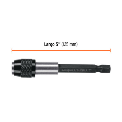 Extensión Puntas Magnética 5'' Truper Expert Cambio Rápido (101964)