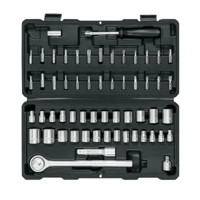 Juego 60 Copas Dados Y Ratchet 1/4' 3/8' Mecánico Pretul