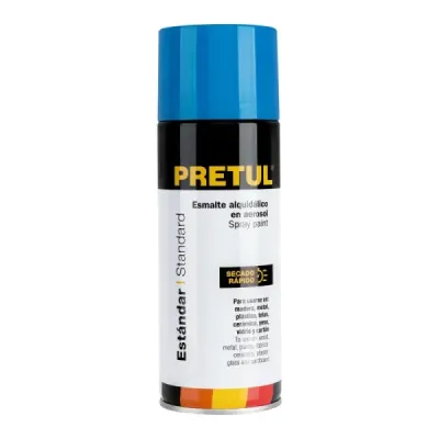 Pintura Aerosol Azul Holandés 400ml Pretul Secado Rápido