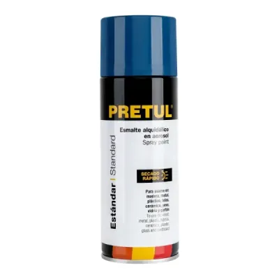 Pintura Aerosol Azul Ultramar 400ml Pretul Secado Rápido