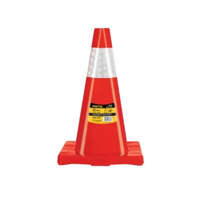Cono Seguridad Precaución Reflectivo 45 Cm Truper 27X27 Cm Pretul