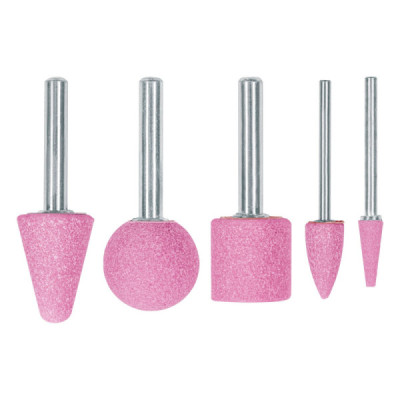 Set 5 Piedras Montadas Fresas 1/4'' 1/8'' Truper Uso General (102632) Set 5 Piedras Montadas Fresas 1/4'' 1/8'' Truper Uso General (102632)
