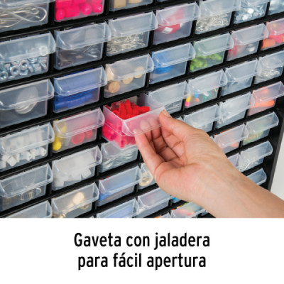 Organizador Accesorios 44 Gavetas 51x16x40cm Truper Apilable (ORG-44)