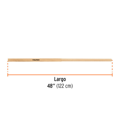 Mango Paladraga 48'' 33x33mm Truper Ca-34 Ca-36 Ca-38 (102751)