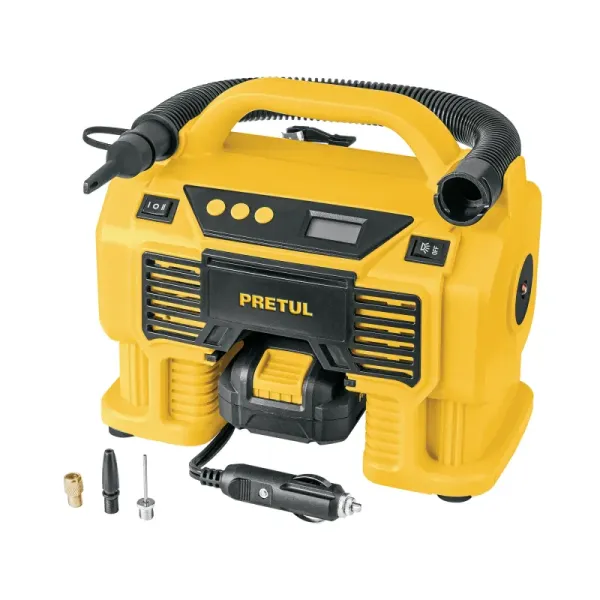 Compresor Inflador Inalámbrico 20v Pretul 0-35 Psi Sopladora (COMPI-20P - 29073)