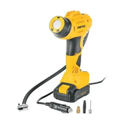 Compresor Inflador Inalámbrico 20v Pretul 0-35 Psi Portátil