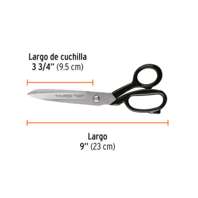 Tijeras Industriales Textil Pollerías 9'' Truper Ajustables (102944)