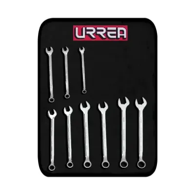 Set 9 Llaves Mixtas Desde 1/4' A 3/4' Urrea 12 Puntas