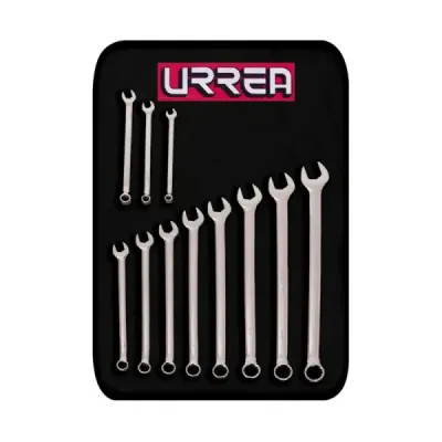 Set 11 Llaves Mixtas Extra Larga 3/8' A 1' Urrea 12 Puntas