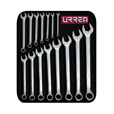 Set 15 Llaves Mixtas Desde 5/16' A 1.1/4' Urrea 12 Puntas