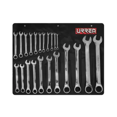 Juego 22 Llaves Combinadas De Ratchet 8 Mm A 36 Mm Urrea