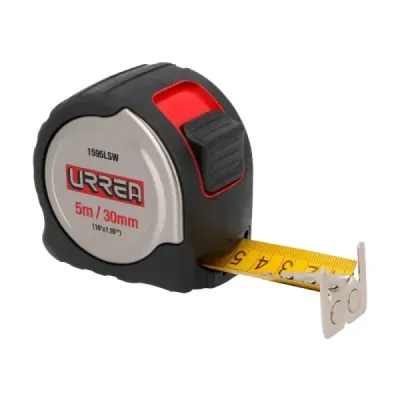 Flexómetro Metro Acero Inoxidable 5 M Urrea Cinta 30 Mm