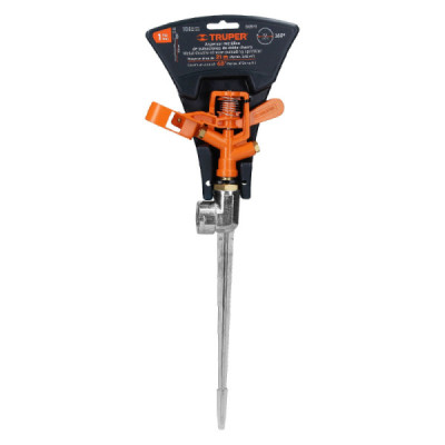 Aspersor Metálico 1 Vía Estaca 20 Cm Truper Doble Chorro (DOS-11)