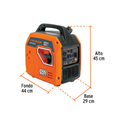 Generador Inversor 2200 W Truper Silencioso Control Remoto (GEN-201)