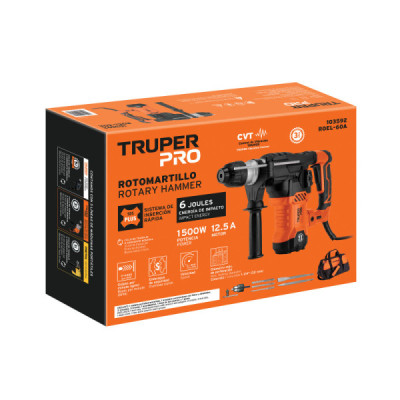 Taladro Percutor Sds Plus 6j Truper Pro Control Vibración (103592)