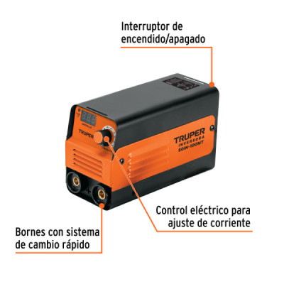 Mini Soldador Inversor 100a 1 Fase Cd Truper 120v Smaw Mma (103701)