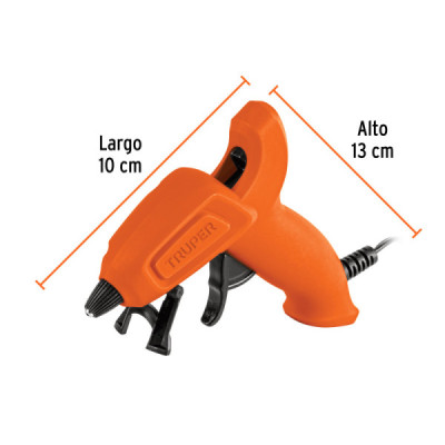 Pistola Silicona 10w Barra Pequeña Truper Antiderrapante (103908)