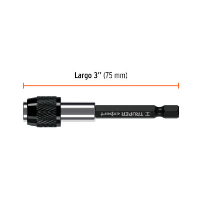 Extensión Puntas Magnética 3'' Truper Expert Cambio Rápido (11873)