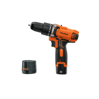 Taladro Percutor Inalámbrico 3/8'' 12v Truper Pro 2 Baterías (12793)
