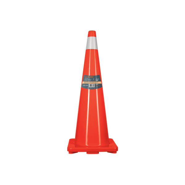 Cono Seguridad Precaución Reflectivo 90 Cm Truper 37x37 Cm (13127)
